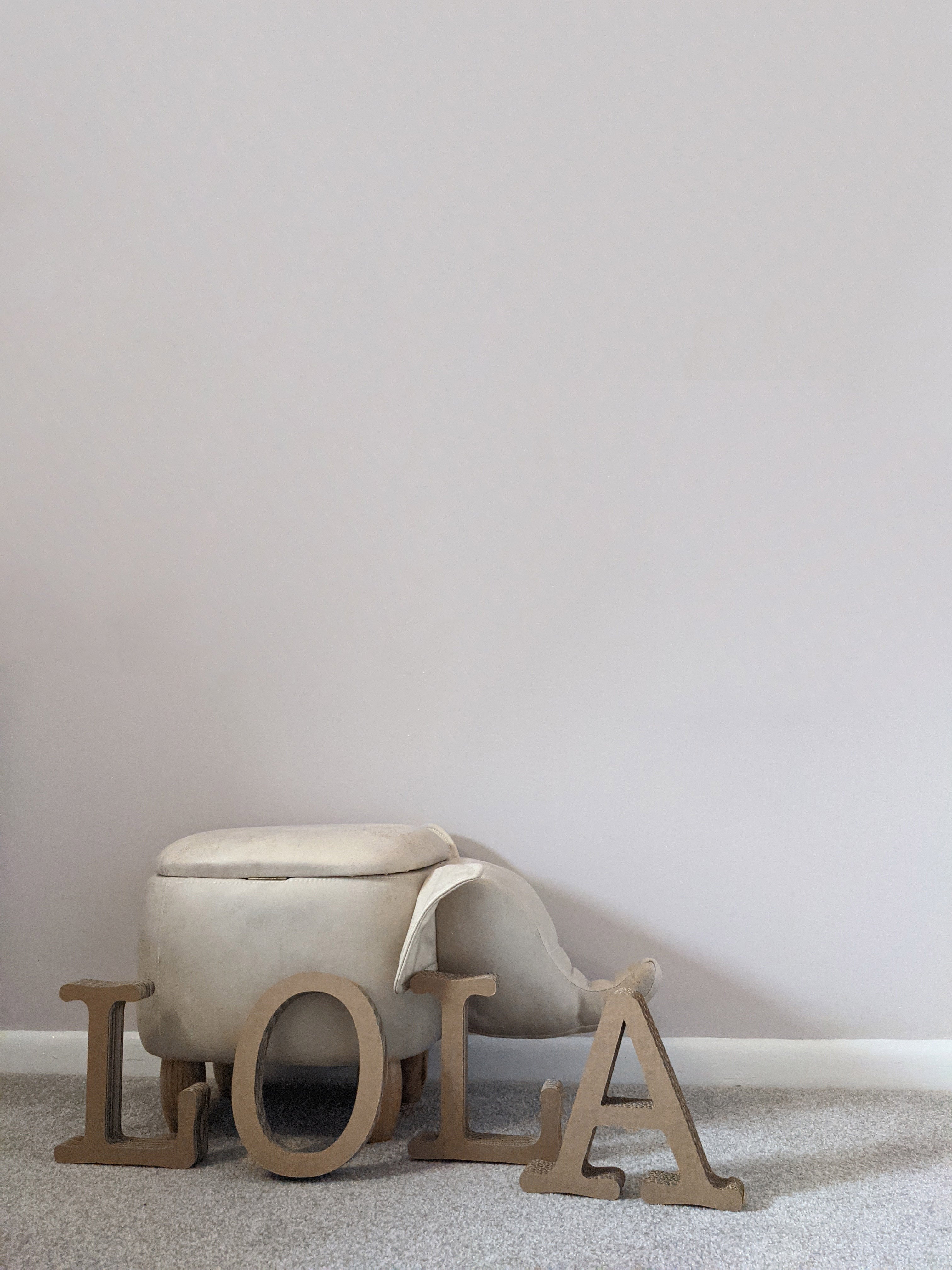 Cardboard Letters & Numbers